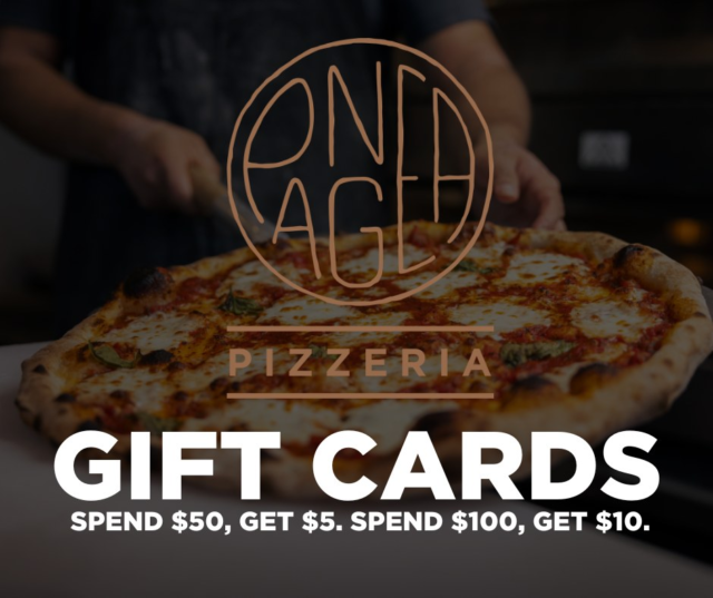 🎁 Our gift cards make the perfect gift for the pizza lover on your list! Now through Christmas, when you purchase a $50 gift card, you’ll get a $5 e-gift card free. Buy $100 worth, you’ll get $10. Stop in to purchase and pick up. May be used at any of our restaurants: Pangea Kitchen, 2nd Language, and Sazón y Fuego.
.
🍕 We’re open ALL DAY Tuesday - Saturday in the heart of downtown Evansville, and offer carry out and delivery for our Neo-Neapolitan pizza and scratch made gelato. We can even cater to those with dietary restrictions, so we truly have something for everyone!